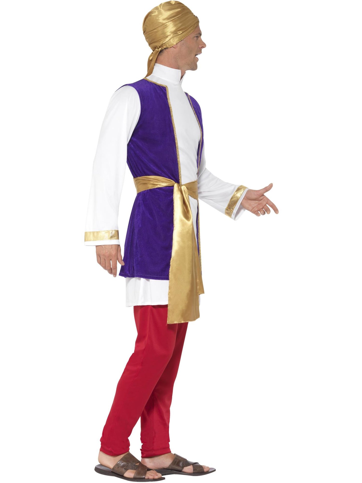 Smiffys ROYAL Arabian Prince Costume, Multi-Coloured CS für Herren