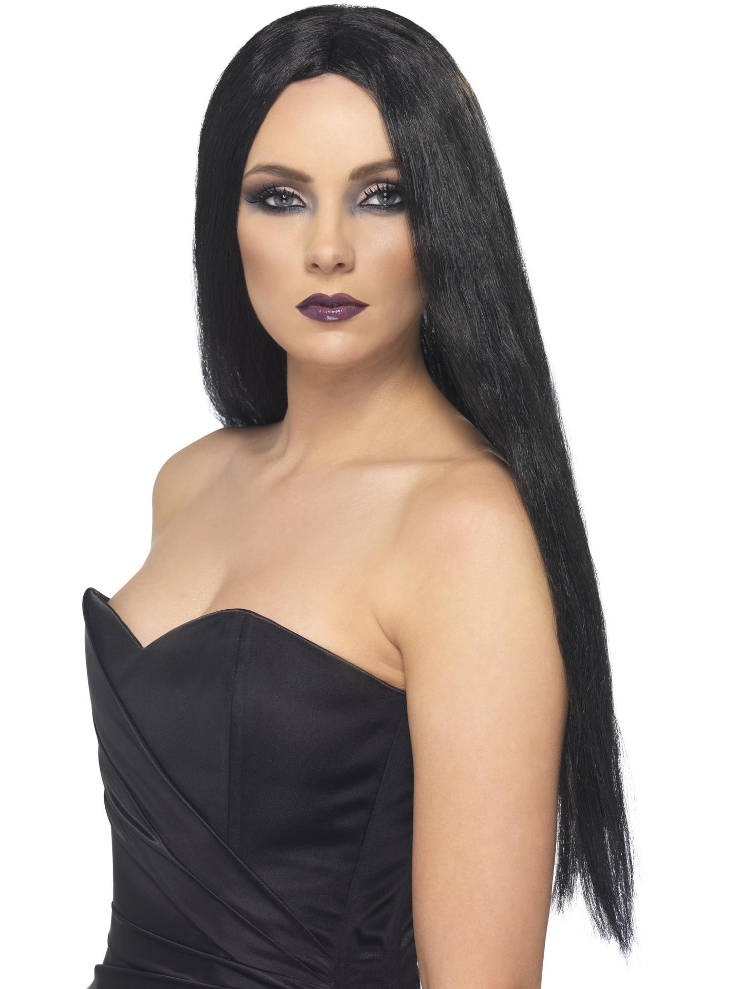 Smiffys Witch Wig, Black für Damen