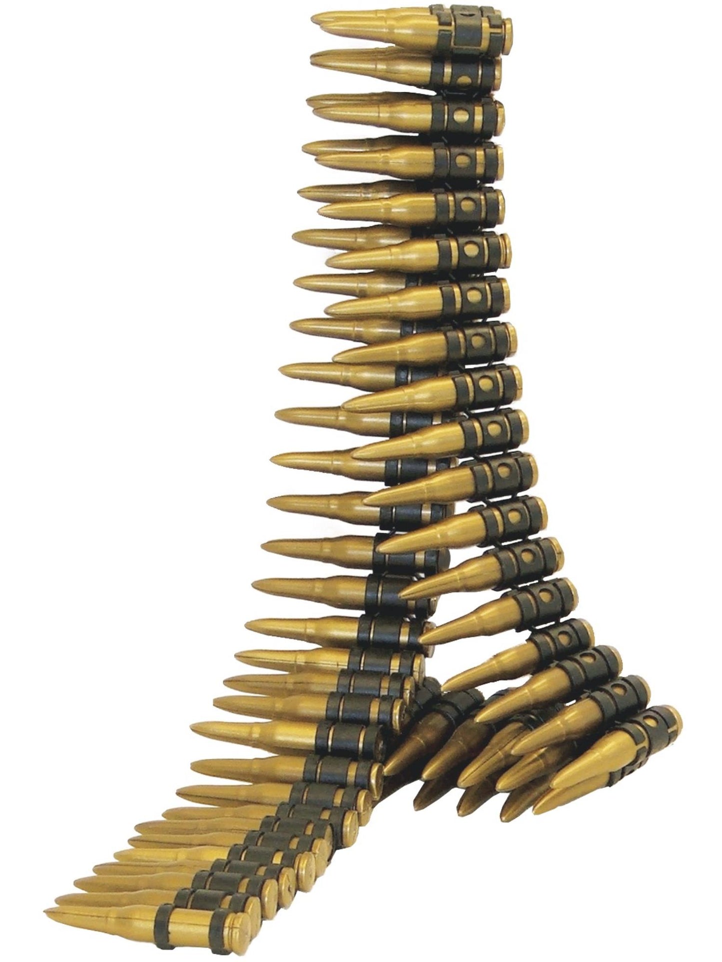 Smiffys TROOPS Bullet Belt, Gold AC für Unisex