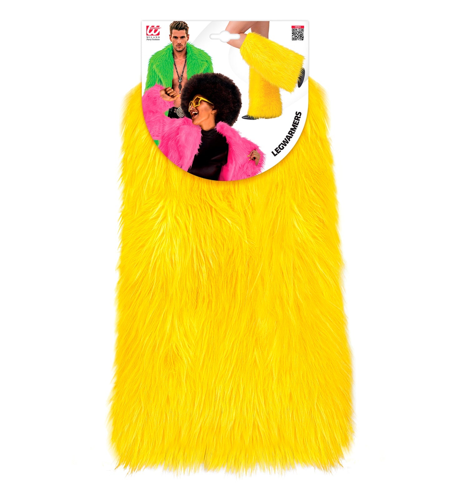Neon Gelbe Plüsch Beinstulpen – Warme Damen Beinwärmer Aus Plüsch