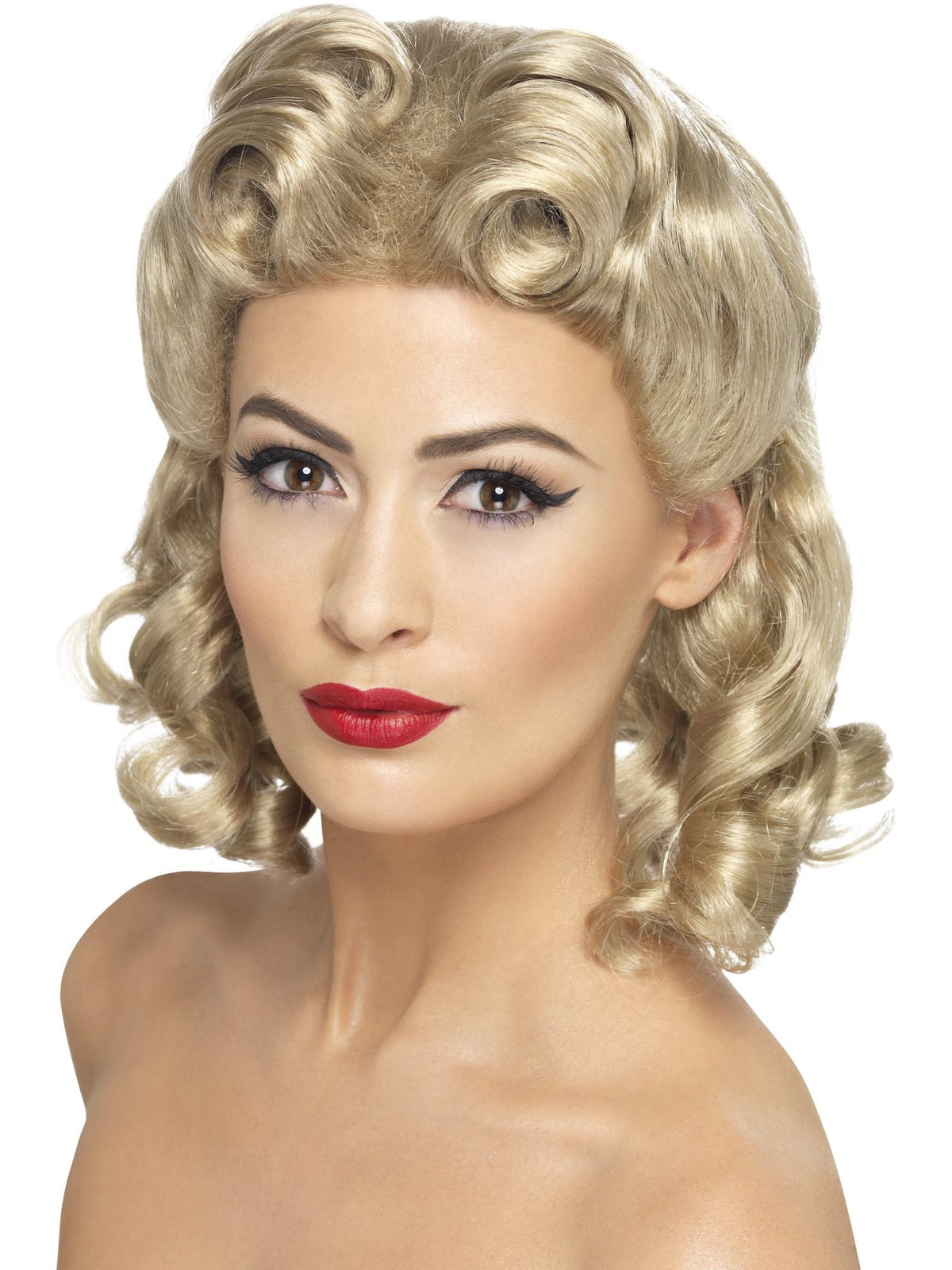 Smiffys 1940S 40s Sweetheart Wig, Blonde für Damen