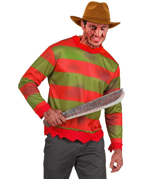Night Stalker Oberteil schwarzes Halloween Kostümshirt