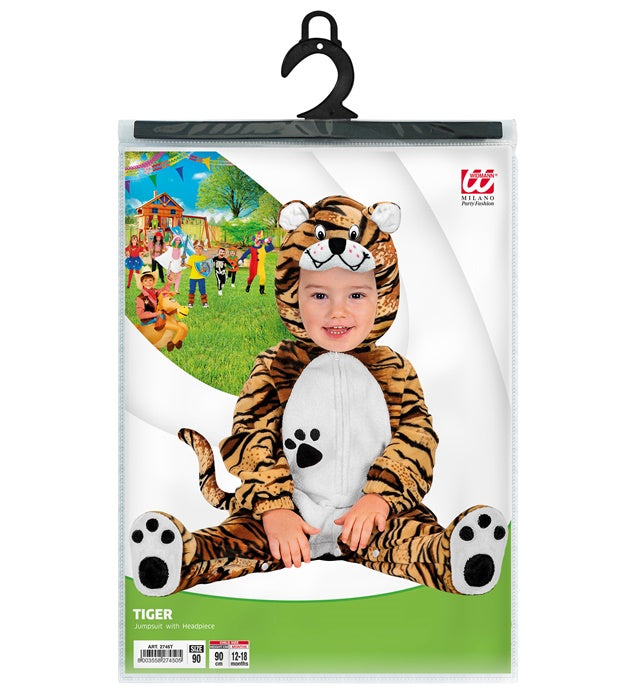 Baby Tiger Kopfbedeckung mit Tigerstreifen und weichem Material