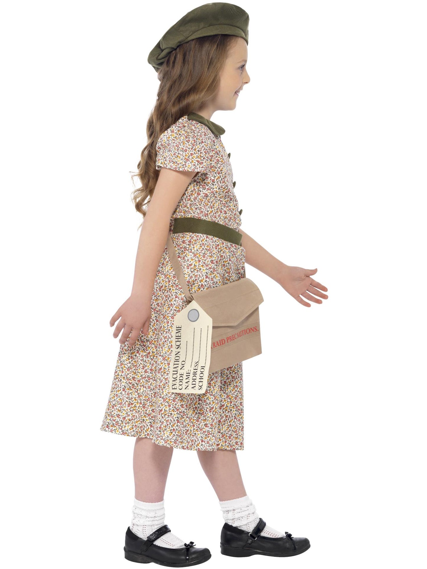 Smiffys 1940S Evacuee Mädchenkostüm, Patterned CS