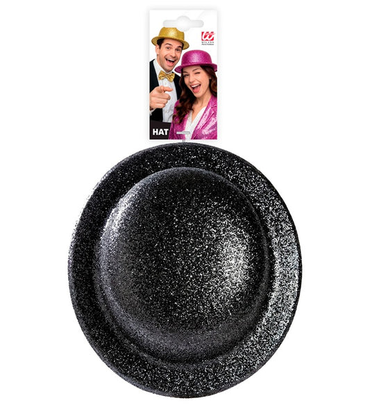 Schwarze Melone als klassische Kopfbedeckung für Fasnacht und Mottopartys