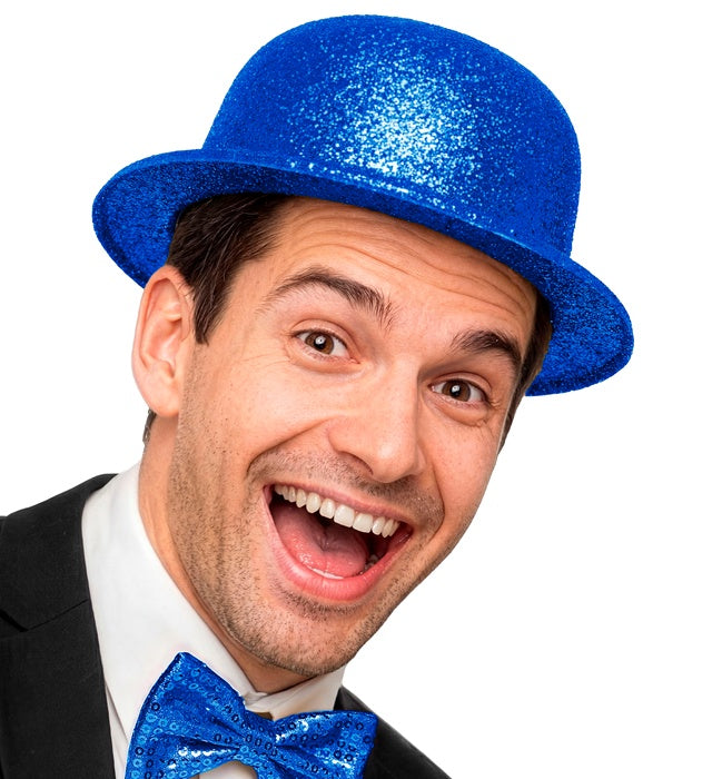 Blaue Melone als Kostüm-Accessoire für Fasnacht und Karneval
