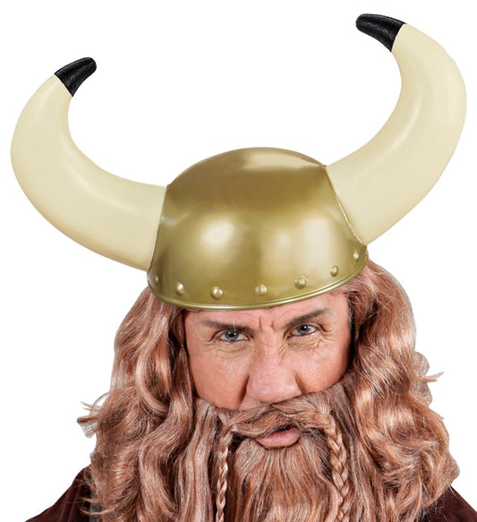 Wikingerhelm mit Hörnern für Fasnacht und Karneval