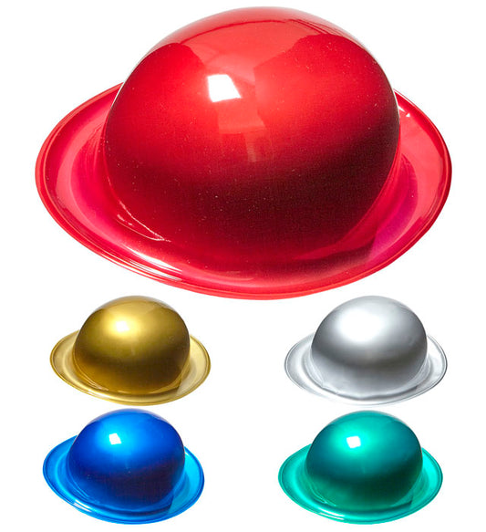 Metallische Melone in fünf verschiedenen Farben als Fasnachts-Accessoire
