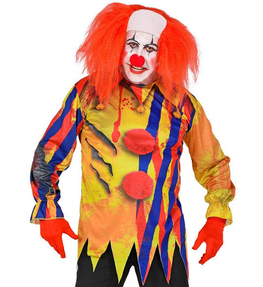 Fotorealistisches Langarmshirt mit KILLERCLOWN Motiv