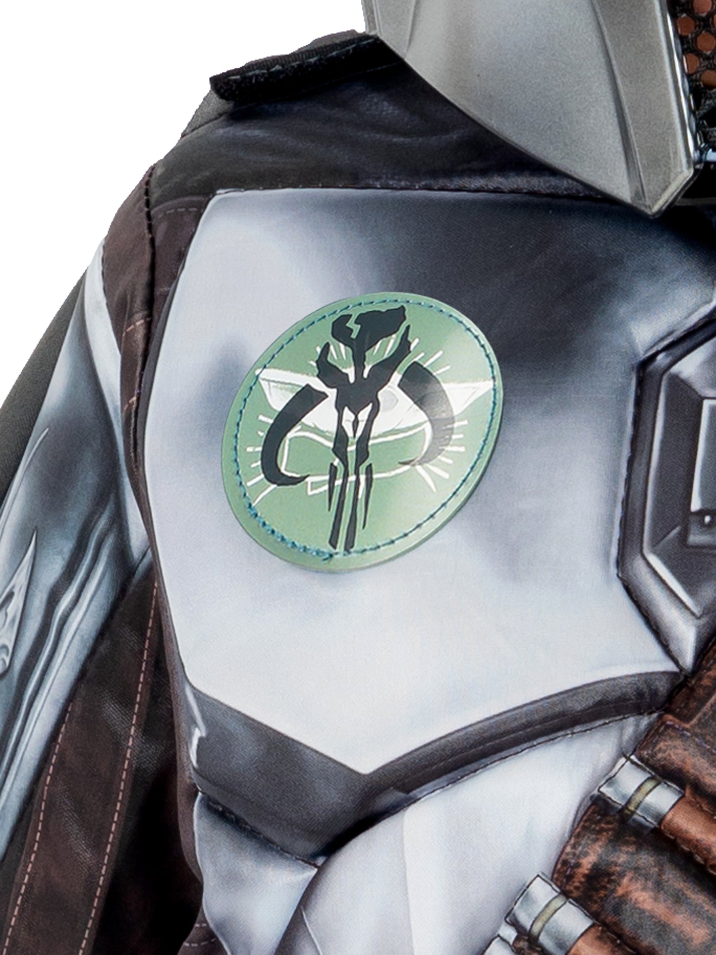 Rubies The Mandalorian Kinderkostüm für Jungen mit Overall, Umhang und Maske – Verpackung