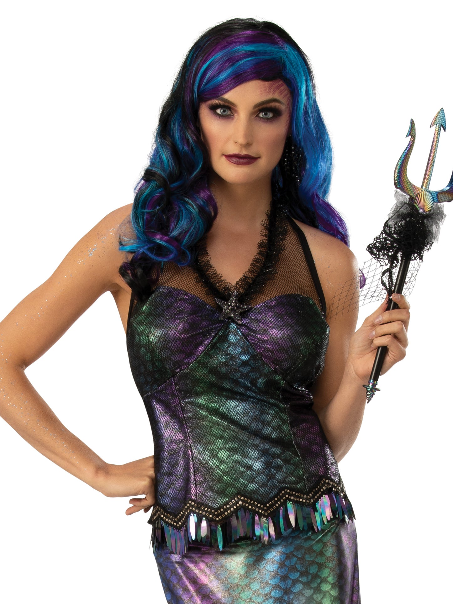 Rubies Mermaid Queen Of The Dark Sea Kostüm für Erwachsene für Damen