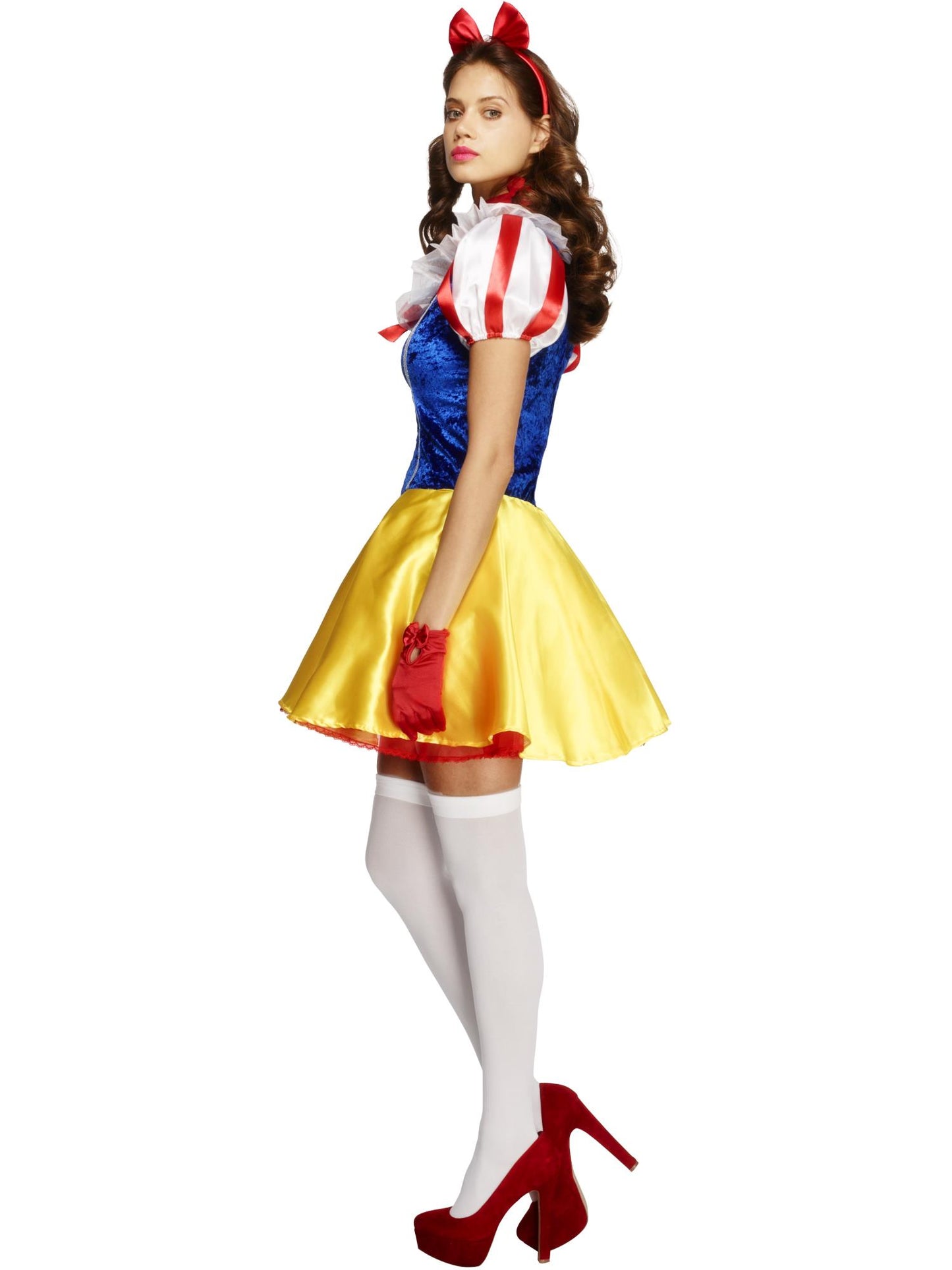 Smiffys SNOWWHITE Fever Fairytale Costume, with Dress, Blue CS für Damen