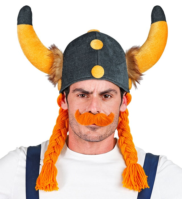 WIKINGERHELM MIT ZÖPFEN Diverse Farben
