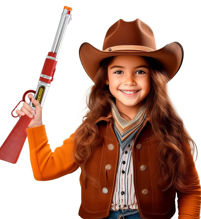 Kinder Cowboy Gewehr 63 cm als Kostümzubehör für Fasnacht und Karneval