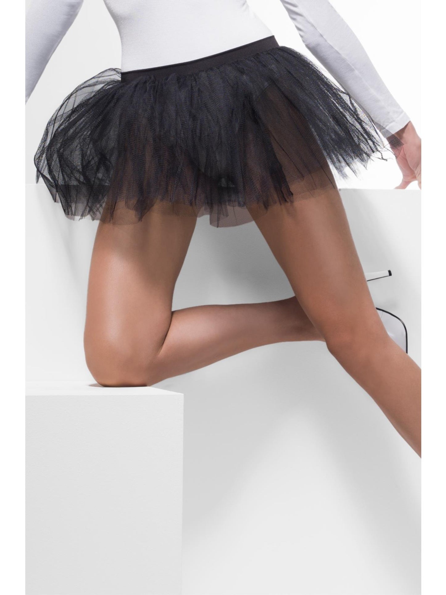 Smiffys FEVER Tutu Underskirt, Black für Damen