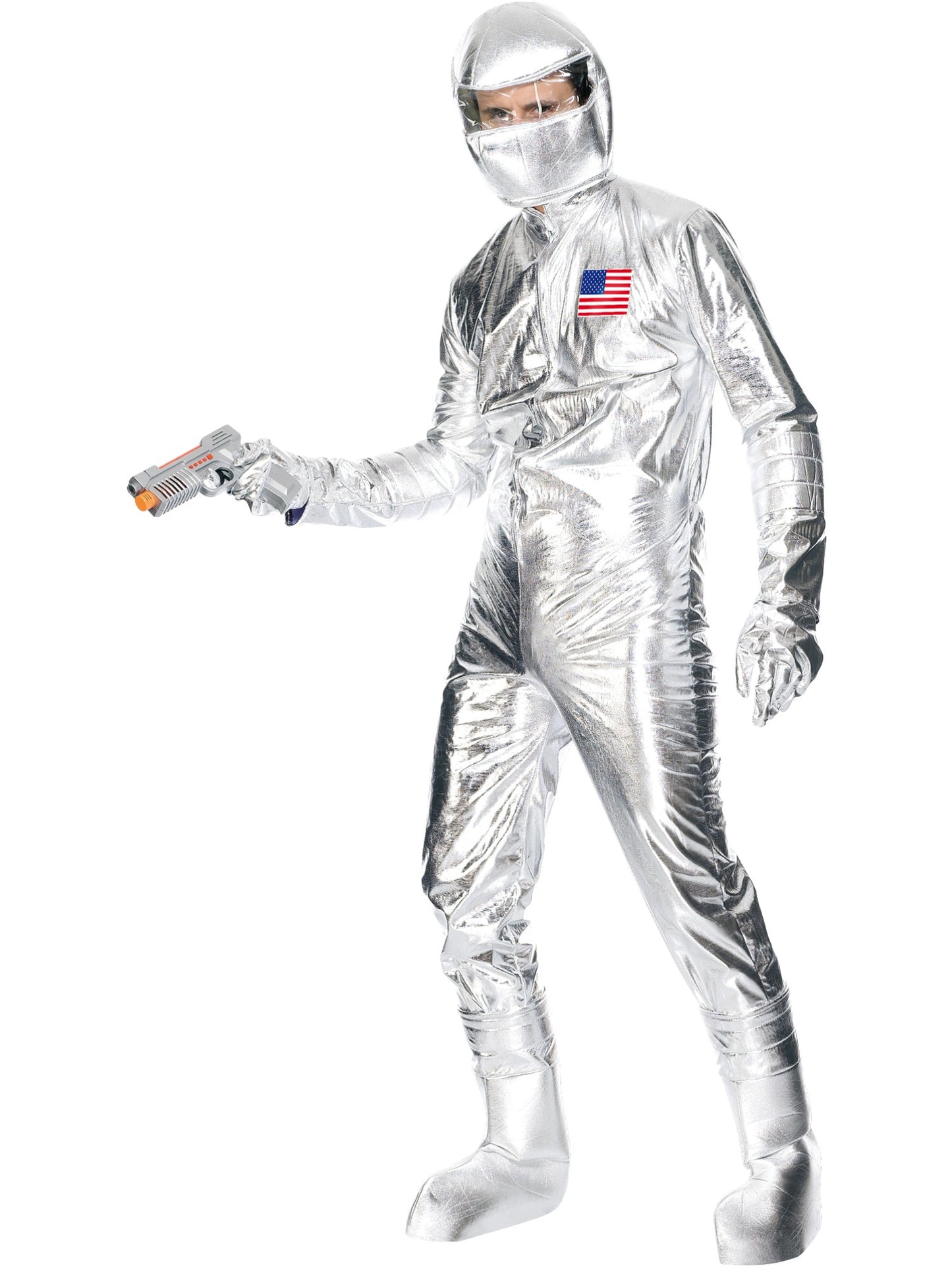 Smiffys Spaceman Costume, Silver CS für Unisex