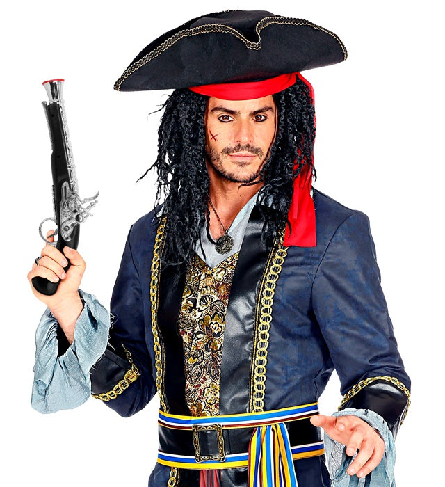 Antike Piratenpistole 34 cm als Kostümzubehör