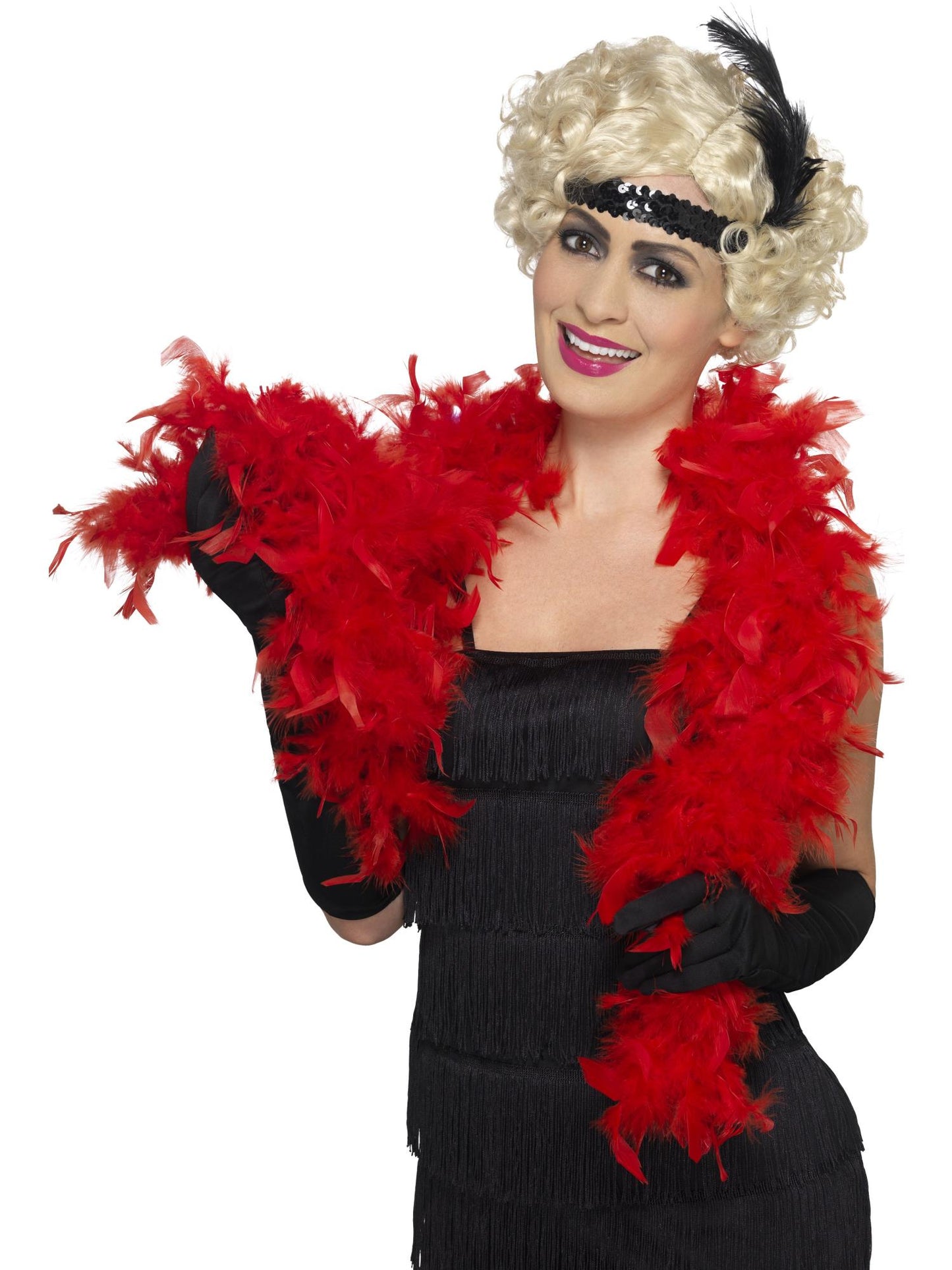 Smiffys 1920S Boa, 50g, Red AC für Damen