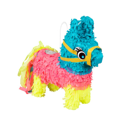 Boland Mini Bunte Esel Piñata 20 x 18 cm Partydeko für Kinder