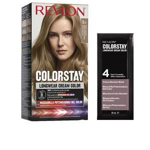 Revlon, Color Stay, Permanente Haarfarbe, 8.13 Medium Beige Blonde, 165 ml