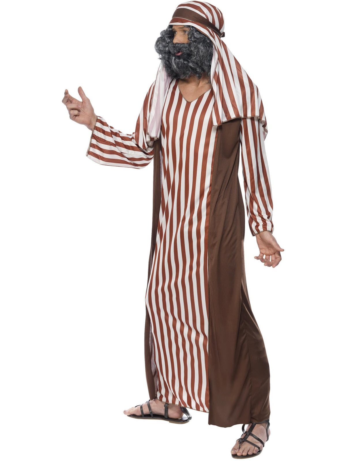 Smiffys NATIVITY Shepherd Costume, Brown CS für Herren
