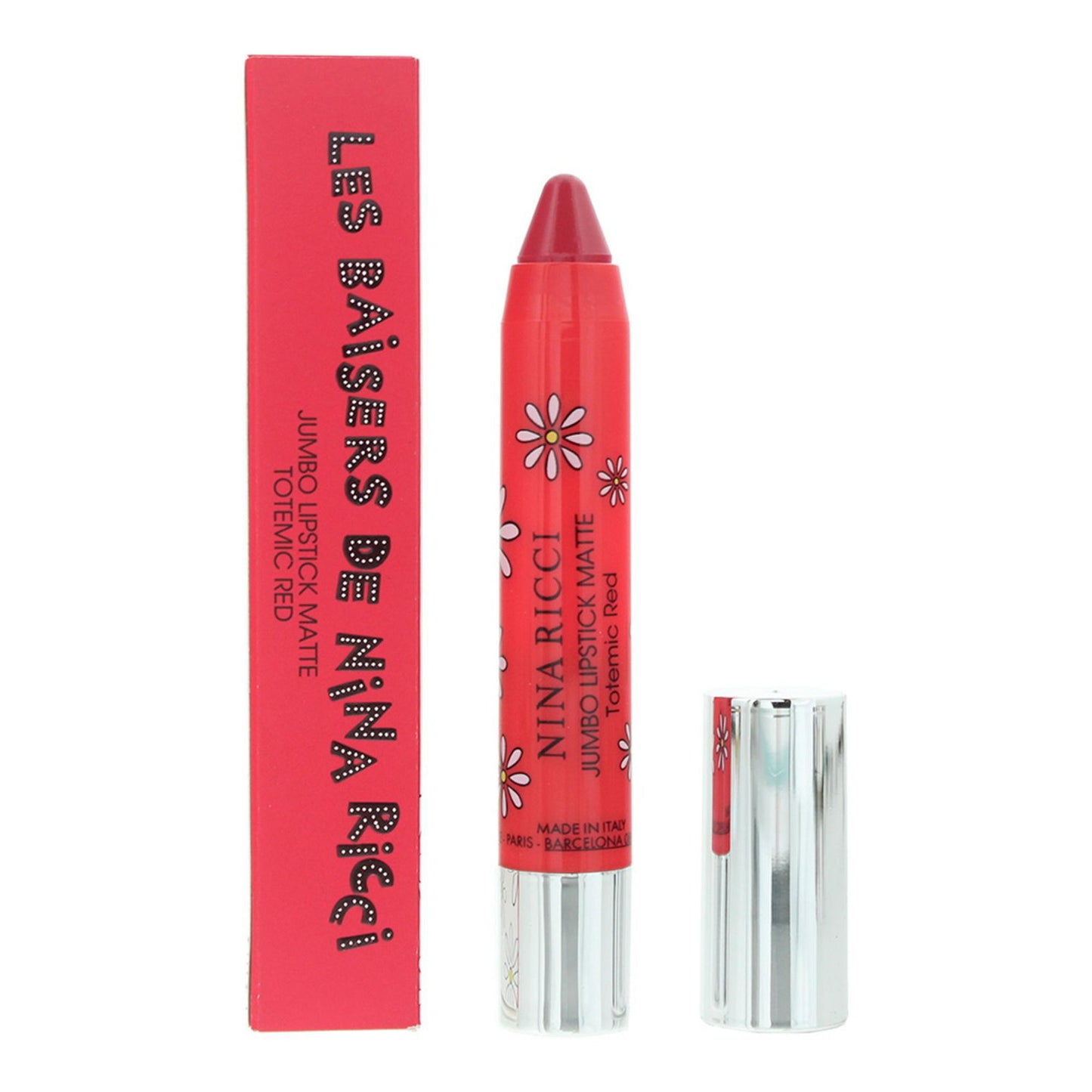 Nina Ricci Nina Ricci, Jumbo Lipstick Matte, Matt, Creme-Lippenstift, Totemisches Rot, 2.5 g Regular