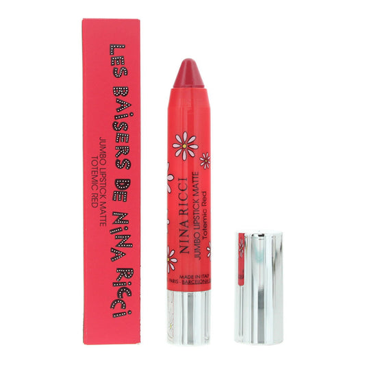Nina Ricci Nina Ricci, Jumbo Lipstick Matte, Matt, Creme-Lippenstift, Totemisches Rot, 2.5 g Regular