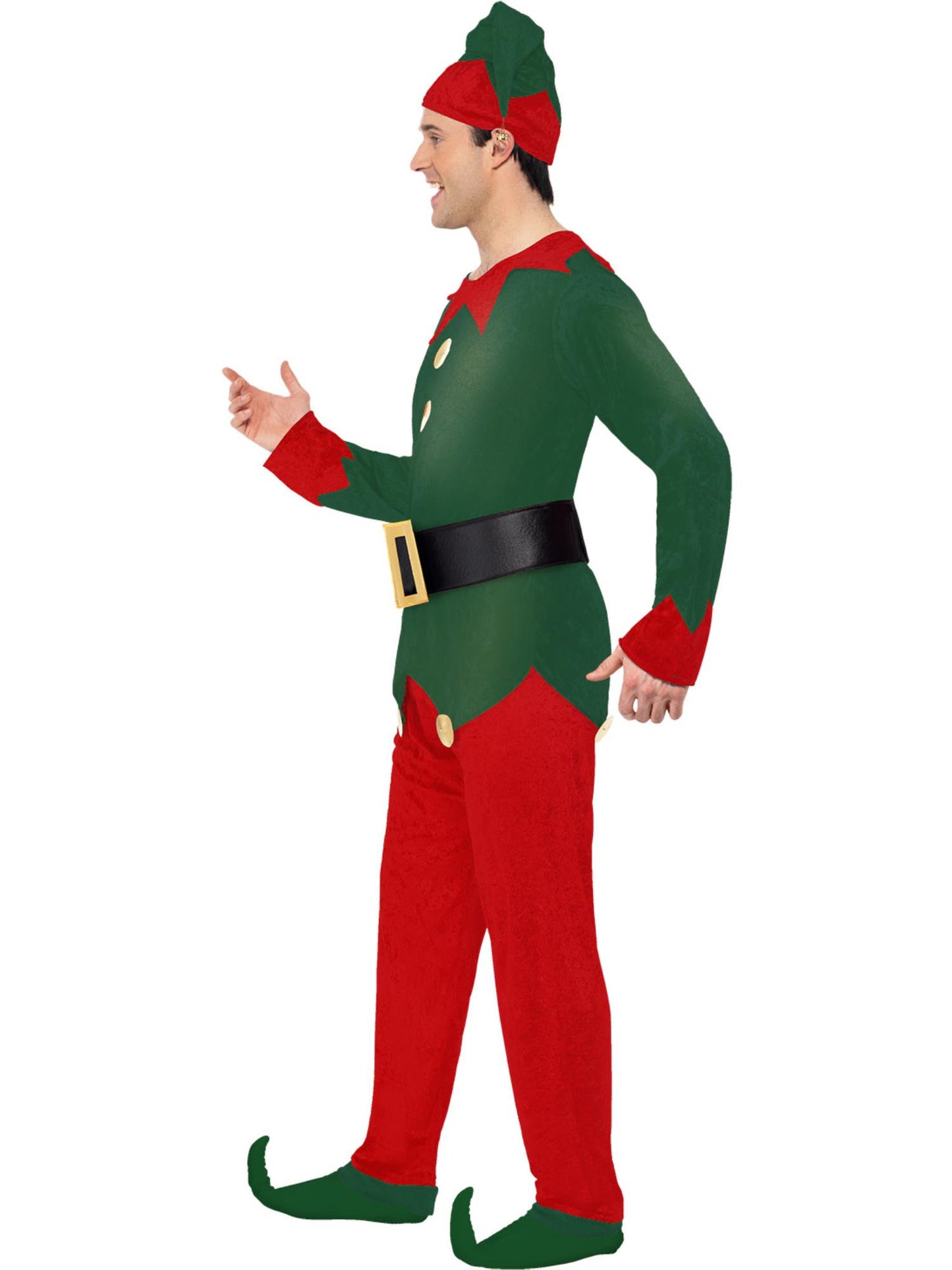 Smiffys Elf Costume, Red & Green CS für Unisex