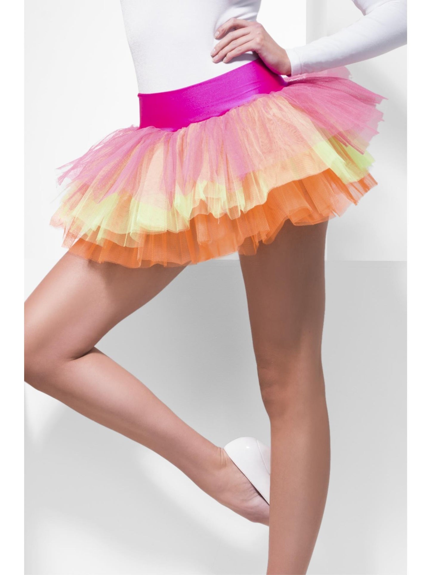 Smiffys Tutu Underskirt, Multi-Coloured AC für Damen