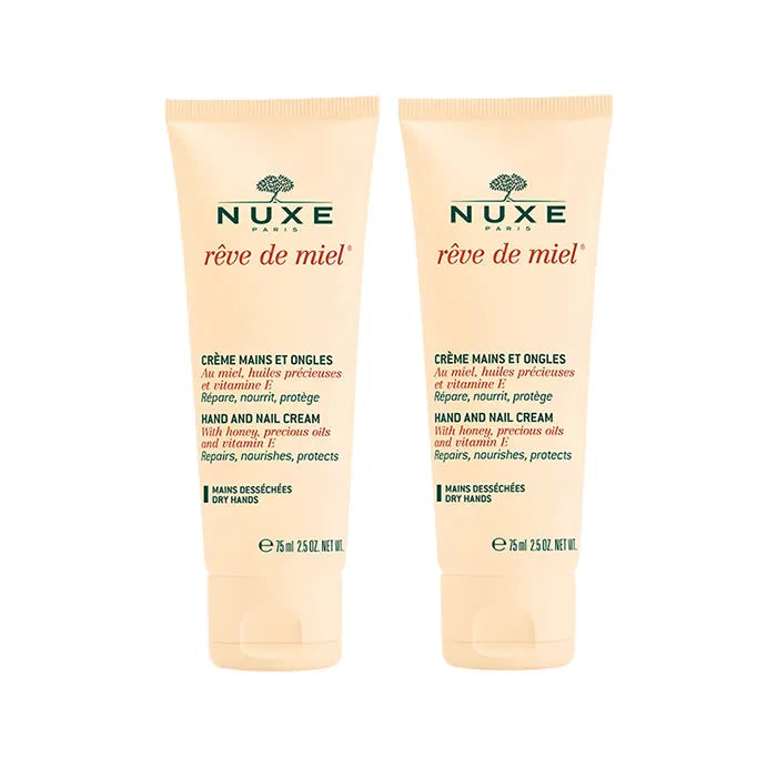 NUXE NUXE Rêve De Miel Hand- und Nagelcreme 2 x 50 ml Pflegecreme Nagelpflege