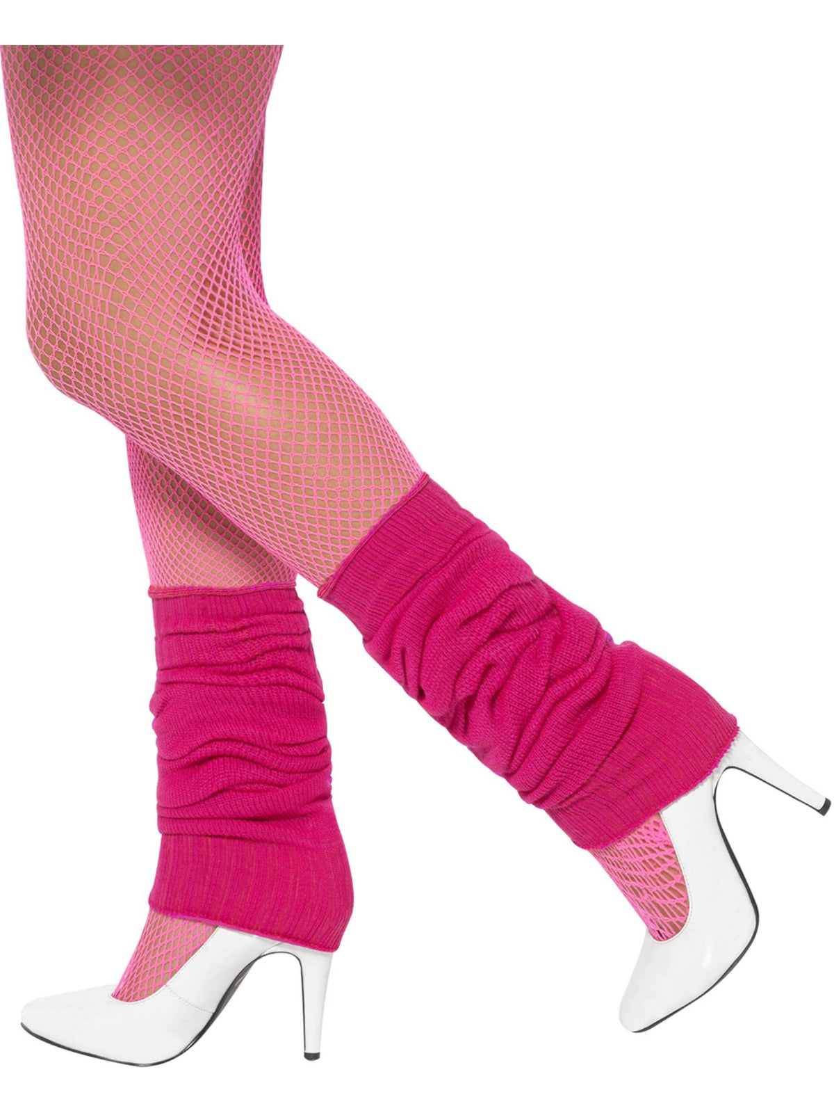 Smiffys Legwarmers, Hot Pink AC für Damen