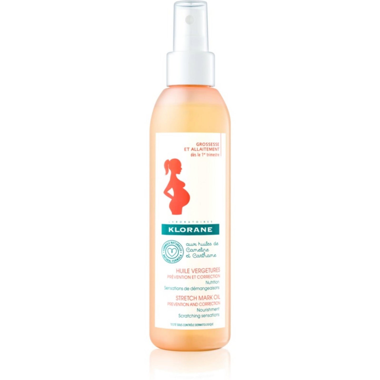 Klorane Klorane, Mum, Gegen Dehnungsstreifen, Massageöl, 200 ml Regular