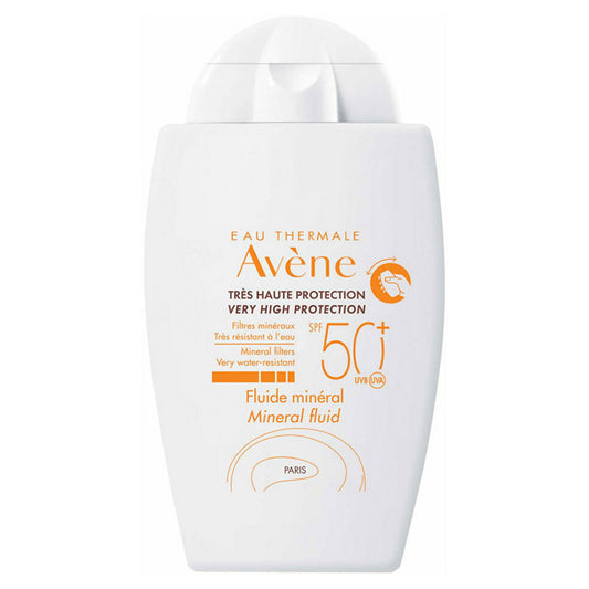 Avene Avene, Intense Protect, Mineral, Hoher UV-Schutz, Sonnenschutzfluid, Für Gesicht & Körper, SPF 50+, 40 ml Regular