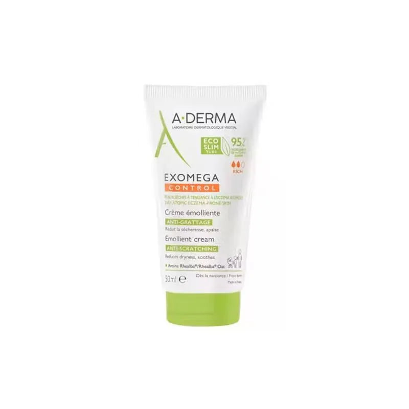 A-DERMA A-DERMA Exomega Control Emollient Anti-Scratch Creme 50 ml Hautpflege
