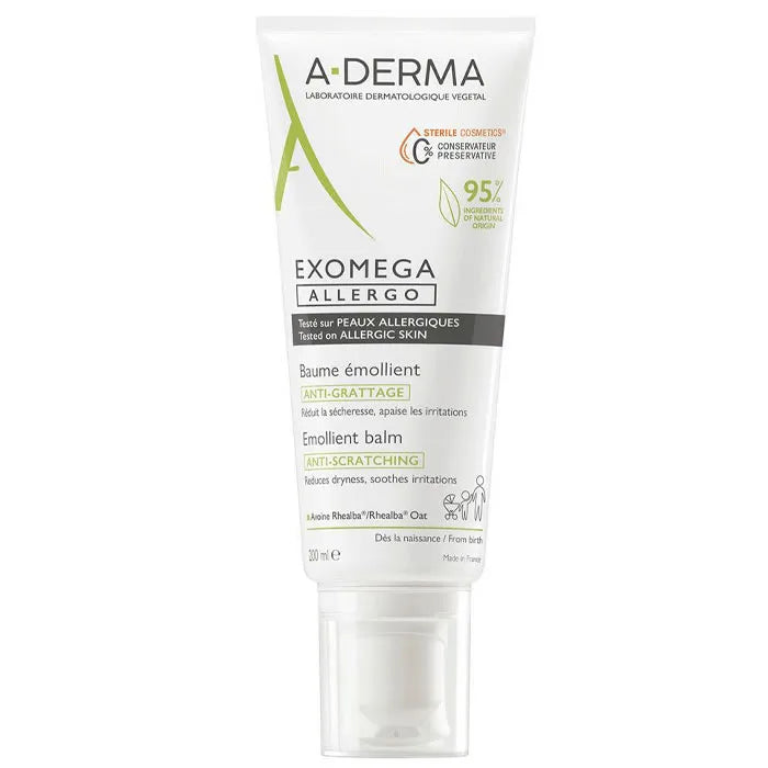 A-DERMA A-DERMA Exomega Allergo Emollient Balsam 200 ml Hautpflege Kosmetik