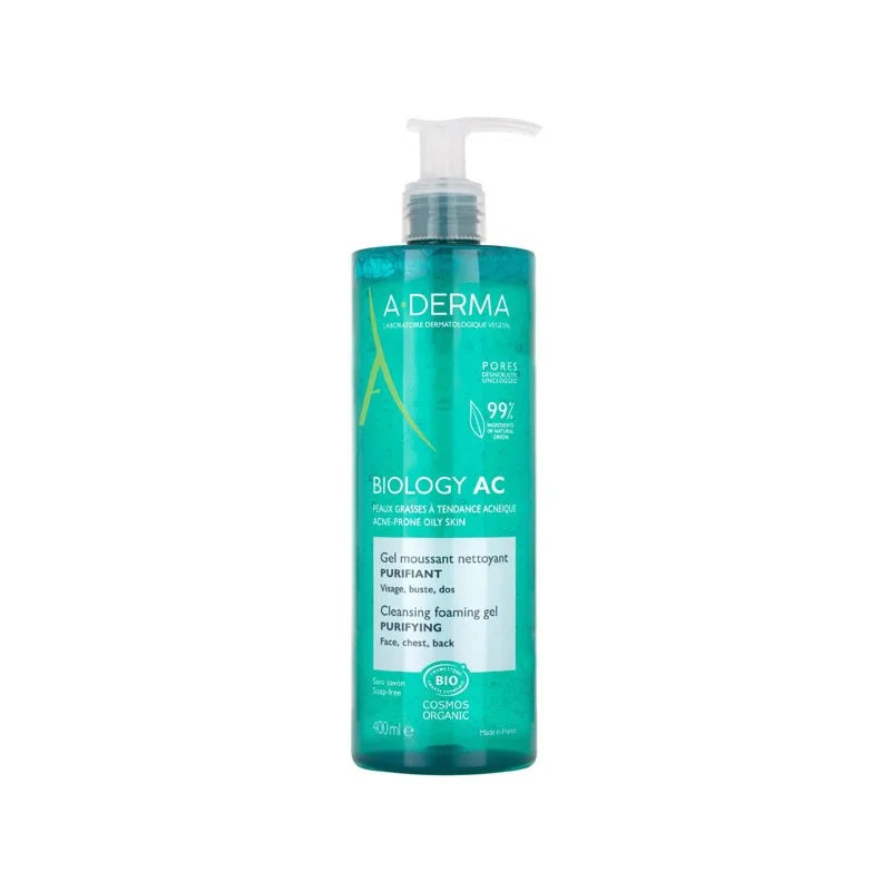A-DERMA A-DERMA Purifying Reinigungsgel Biology AC 400 ml Gesichtsreinigung Gel