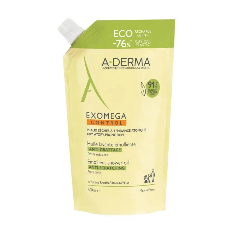 A-DERMA A-DERMA Exomega Eco Bade- und Duschöl Nachfüllpackung 500 ml Kosmetik