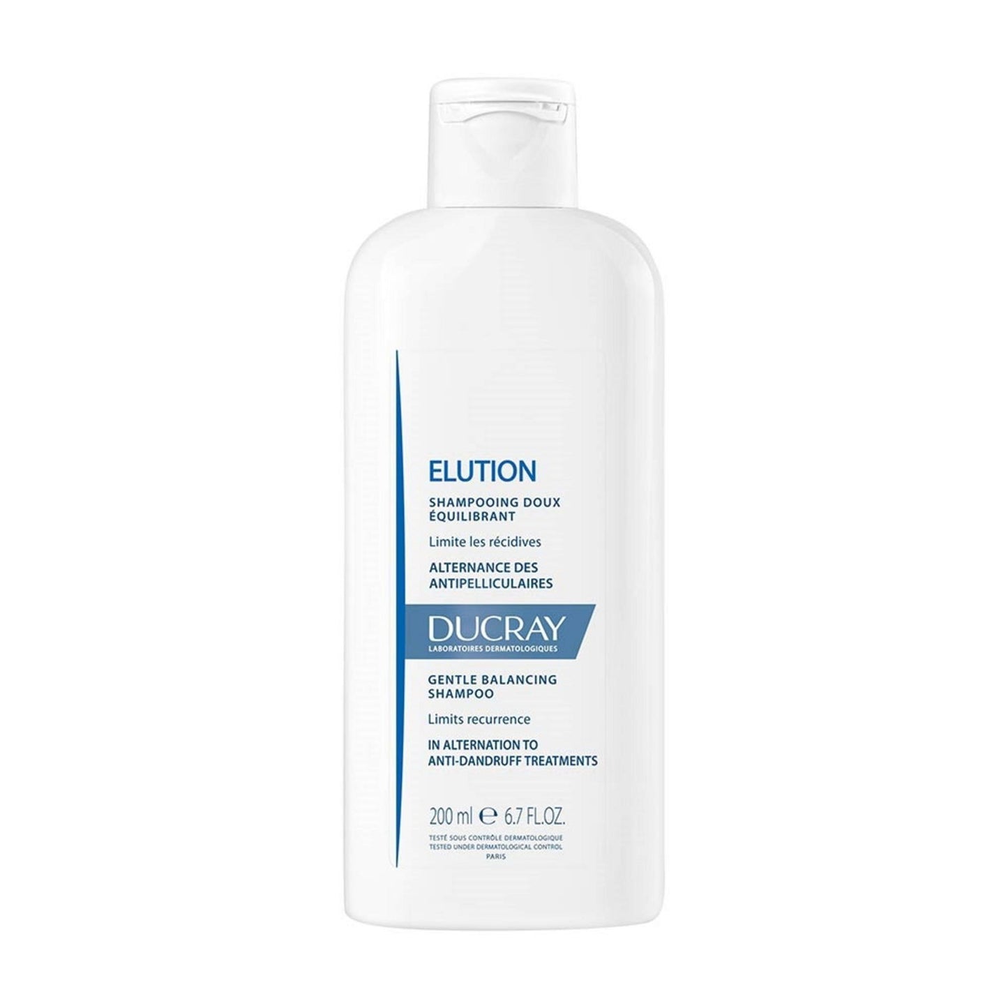 Ducray Ducray, Elution, Haarbehandlung Shampoo, Zum Ausgleich, Alle Haartypen, 200 ml Regular
