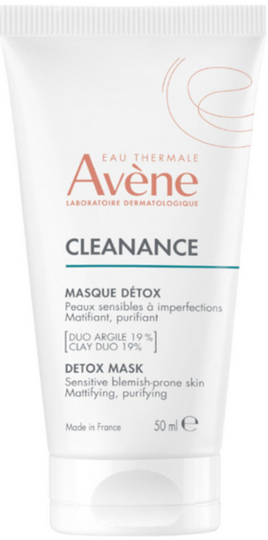 Avene Avene, Cleanance, Reinigung und Peeling, Tonerde-Maske, 50 ml Regular