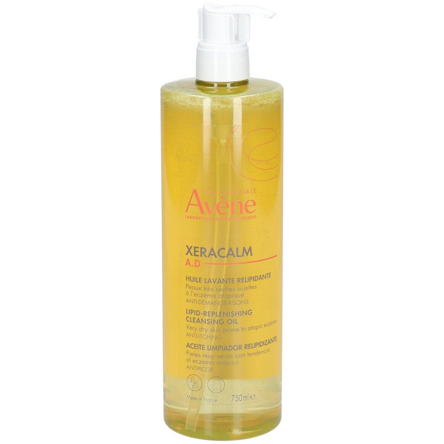 Avene, XeraCalm A.D, Lipid Replenishing, Duschöl, Körper, Sensibel, 750 ml