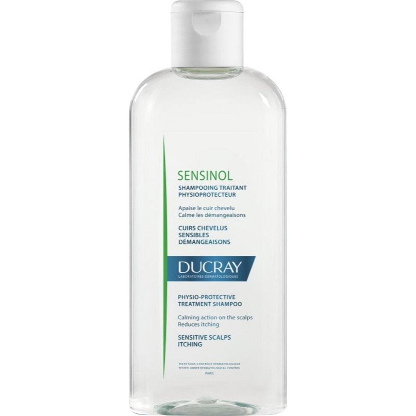 Ducray Ducray, Sensinol, Hypoallergen, Haarbehandlung Shampoo, Calming, Für empfindliche Kopfhaut, 200 ml Regular
