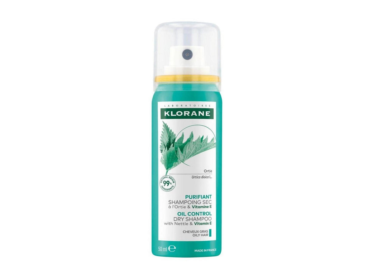Klorane, Nettle, Vegan, Trockenshampoo, Oil, 150 ml