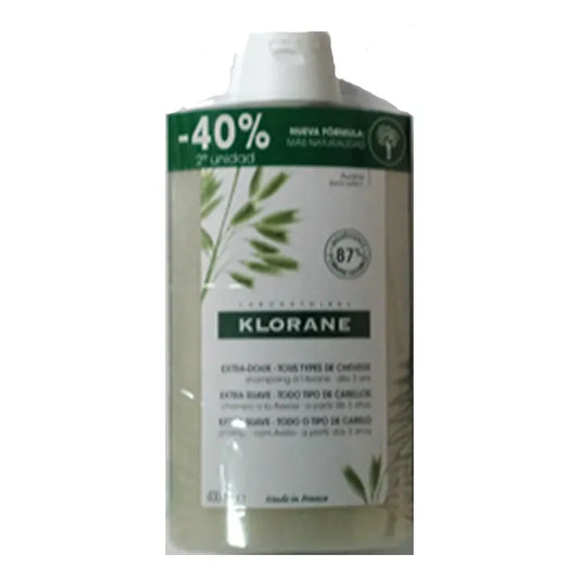 KLORANE KLORANE Shampoo Extra Sanft mit Hafer 2 x 400 ml Kosmetik