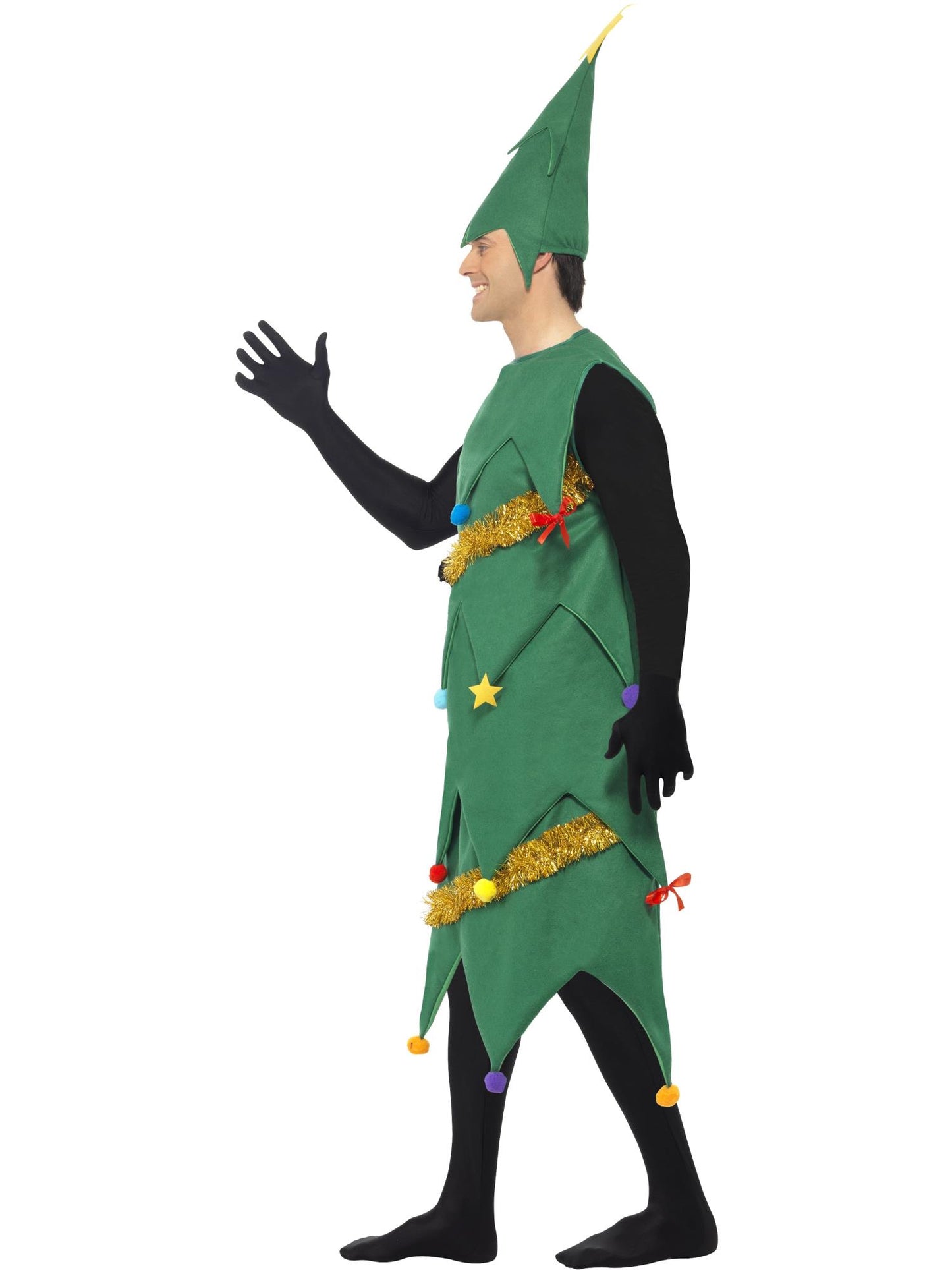 Smiffys SANTA Christmas Tree Costume, Green CS für Unisex