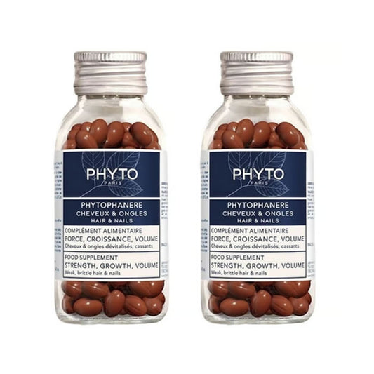 PHYTO PARIS PHYTO PARIS Phytophanère Haare und Nägel 2 x 120 Kapseln Nahrungsergänzung Haarpflege
