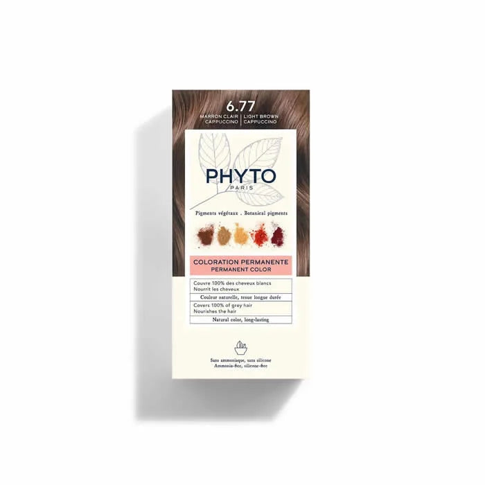 PHYTO PARIS PHYTO PARIS Phyto Hair Colour By Phytocolor 6.77 Light Brown Cappuccino 180 g Haarfarbe