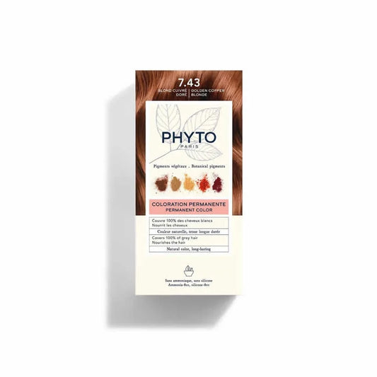 PHYTO PARIS PHYTO PARIS Phyto Hair Colour By Phytocolor 7.43 Golden Copper Blonde 180 g Haarfarbe