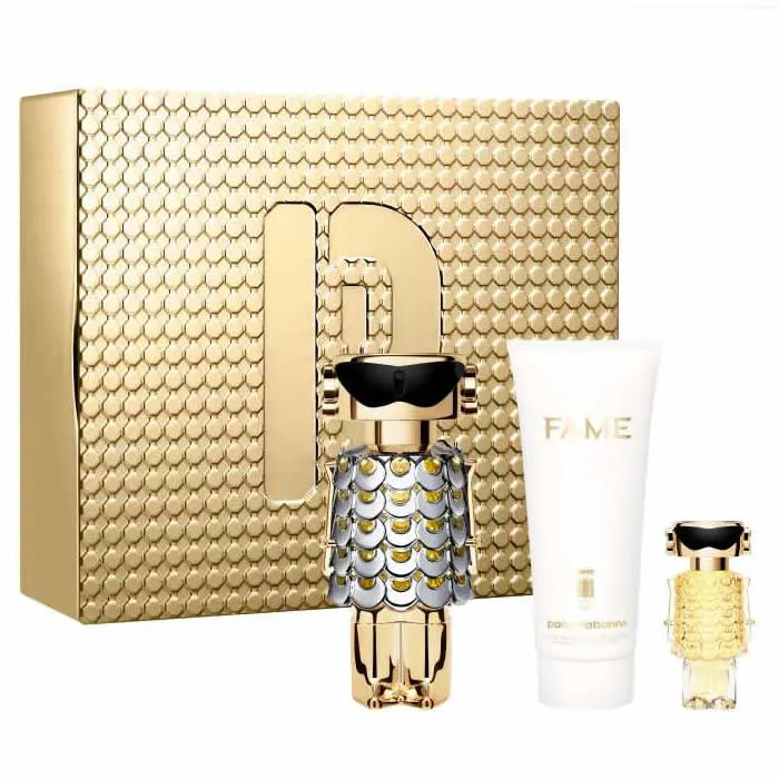 Paco Rabanne Fame Eau de Parfum Spray 80 ml 3-Artikel-Set