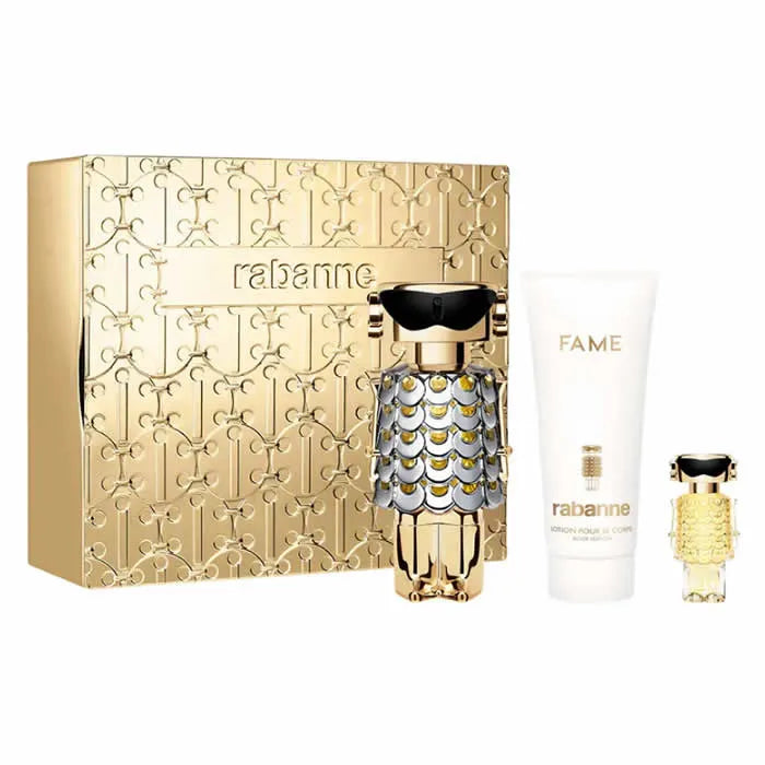 Paco Rabanne Fame Eau de Parfum Spray 80 ml 3-Artikel-Set