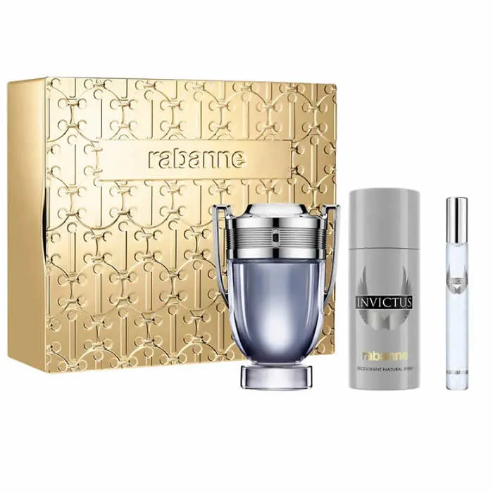 PACO RABANNE PACO RABANNE Invictus Eau de Toilette Spray 100 ml Set 3 Artikel Parfüm